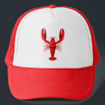 Isolated red lobster trucker hat<br><div class="desc">Isolated red lobster</div>