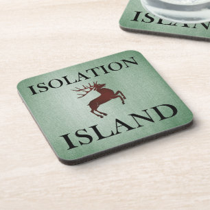 Isolation Island Clue Coaster