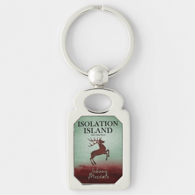 Isolation Island Deer Design Key Ring (Front)