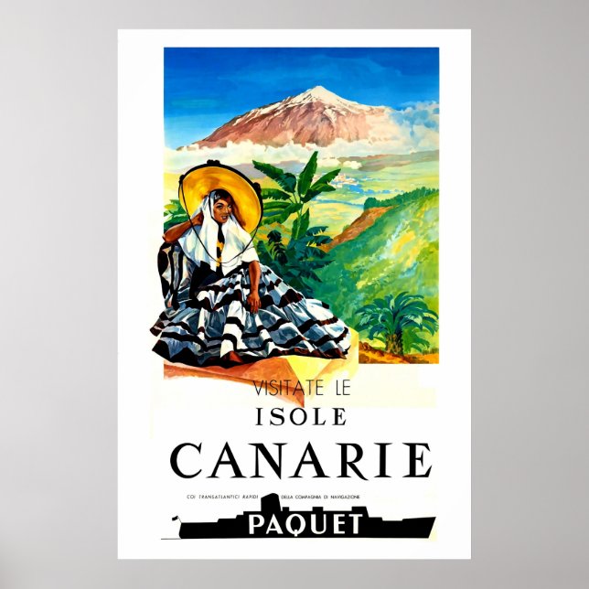 Isole,Canarie,Travel Poster (Front)
