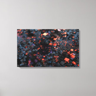 Isometer (Black) Canvas Print