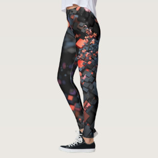 Isometer (Black) License Plate Frame Leggings