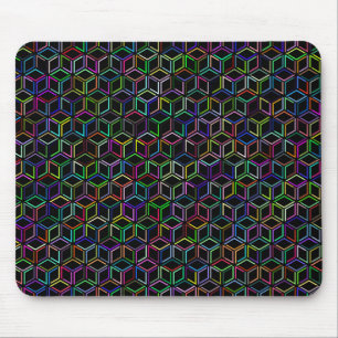Isometric Cube Pattern Mouse Mat