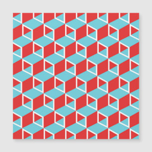 Isometric Cubes: Colourful Vintage Background.