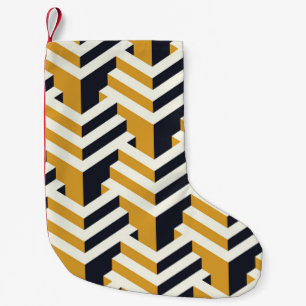 Isometric Seamless Patternart,deco,pattern,seamen Small Christmas Stocking