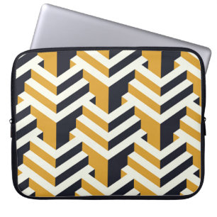 Isometric Seamless Patternart,deco,pattern,seamles Laptop Sleeve