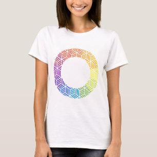 Isometric Weave Colour Wheel T-Shirt