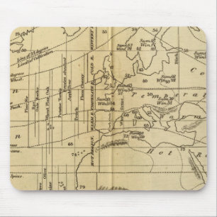 Isothermal chart mouse mat