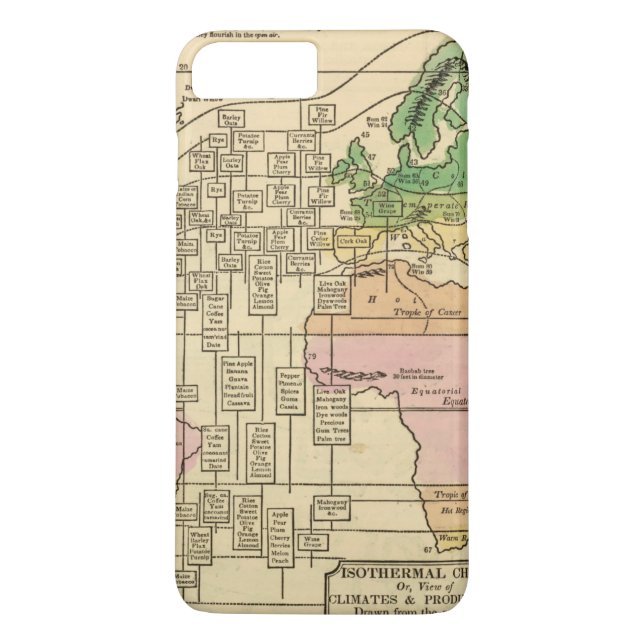 Isothermal chart, productions Case-Mate iPhone case (Back)