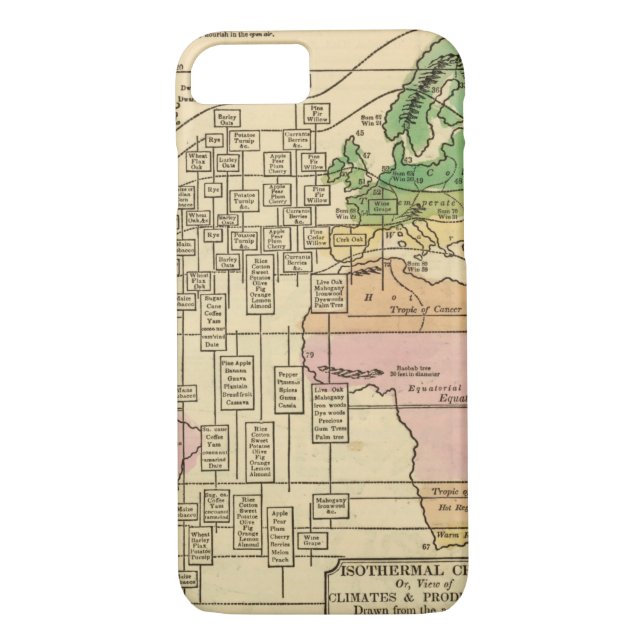 Isothermal chart, productions Case-Mate iPhone case (Back)