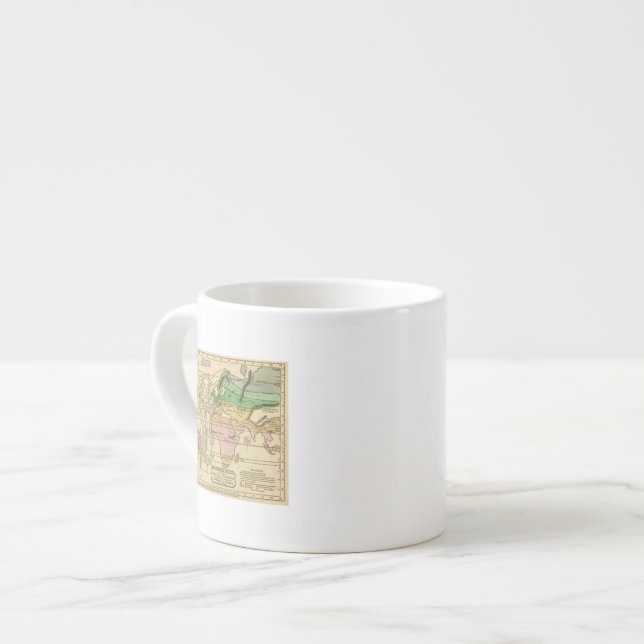 Isothermal chart, productions espresso cup (Front Left)
