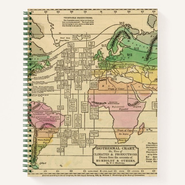 Isothermal chart, productions notebook (Front)