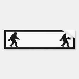 iSquatch (Add Background Colour) Bumper Sticker