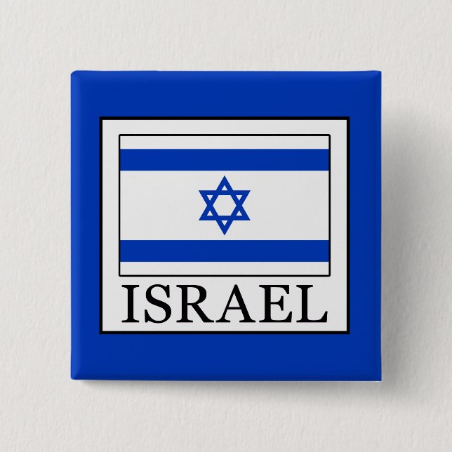 Israel 15 Cm Square Badge (Front)