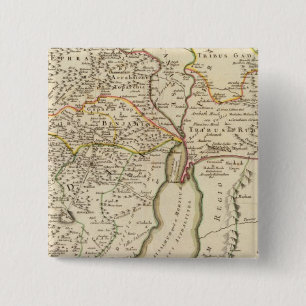 Israel and Palestine 15 Cm Square Badge