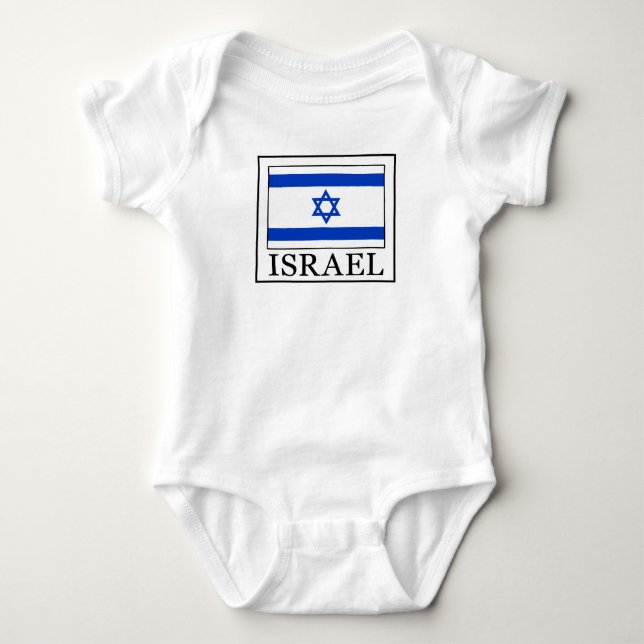 Israel Baby Bodysuit (Front)