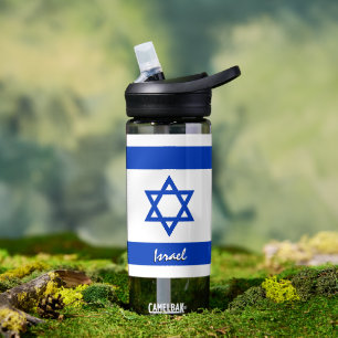 Israel bottle, patriotic Israel Flag Water Bottle