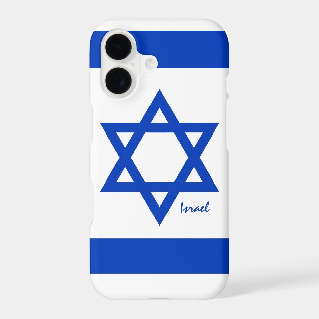 Israel case, patriotic Israeli Flag (Back)