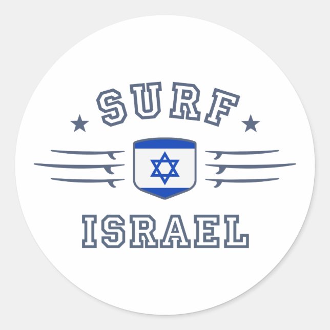 Israel Classic Round Sticker (Front)