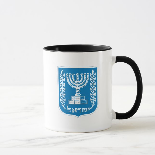 Israel Coat of Arms Mug (Right)