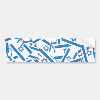 Israel Collage Bumper Sticker