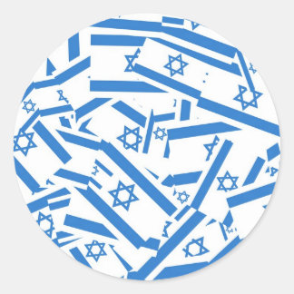 Israel Collage Classic Round Sticker