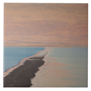 Israel, Dead Sea, Ein Bokek, Dead Sea, dusk 2 Tile