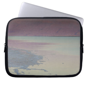 Israel, Dead Sea, Ein Bokek, Dead Sea, dusk Laptop Sleeve