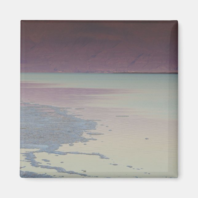Israel, Dead Sea, Ein Bokek, Dead Sea, dusk Magnet (Front)