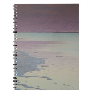 Israel, Dead Sea, Ein Bokek, Dead Sea, dusk Notebook