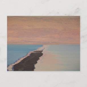 Israel, Dead Sea, Ein Bokek, Dead Sea, dusk Postcard