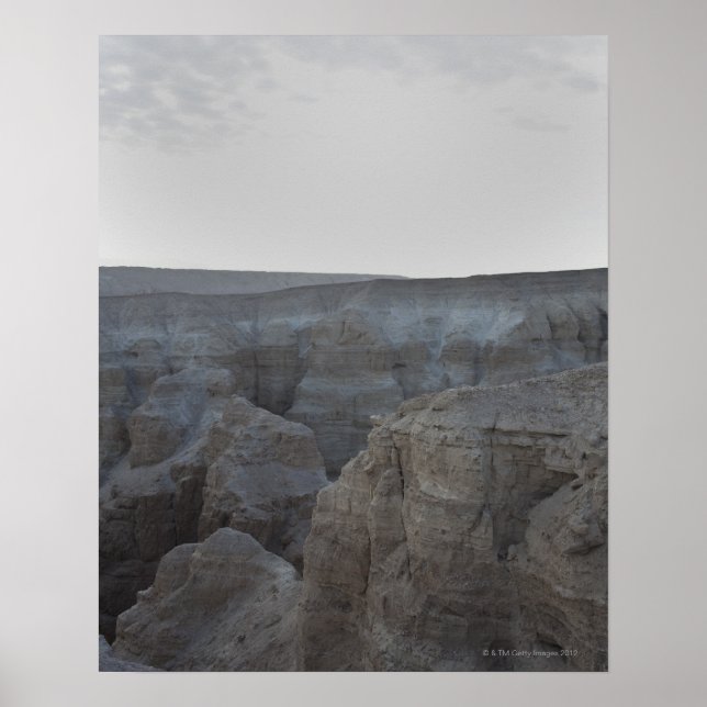 Israel, Dead Sea, rock formations Poster (Front)