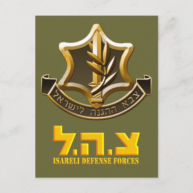 Israel Defence Forces Postcard (Front)