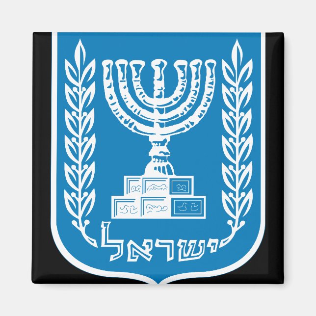 israel emblem magnet (Front)