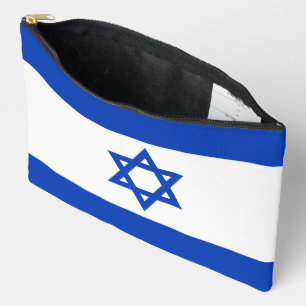 Israel flag accessory pouch