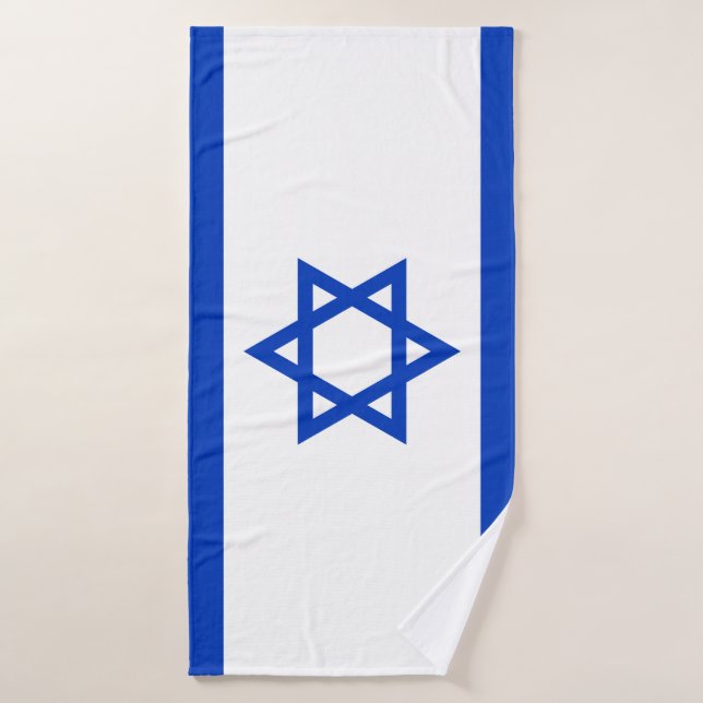 israel-flag.ai bath towel (Bath Towel)