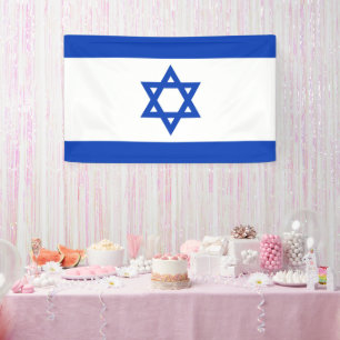 Israel flag banner