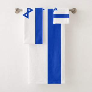 Israel flag  bath towel set