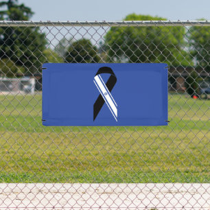 Israel flag black ribbon memorial blue banner