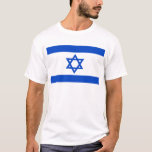 Israel flag blue Star of David T-Shirt<br><div class="desc">Israel Israeli flag The blue stripes are intended to symbolise the stripes on a tallit, the traditional Jewish prayer shawl. The portrayal of a Star of David on the flag of the State of Israel is a widely acknowledged symbol of the Jewish people and of Judaism. #israel #bluestar #starofdavid #judaism...</div>