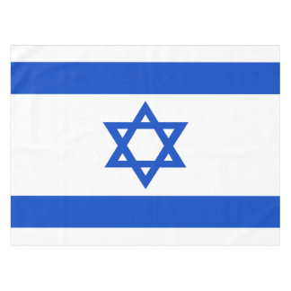 Israel flag blue Star of David Tablecloth
