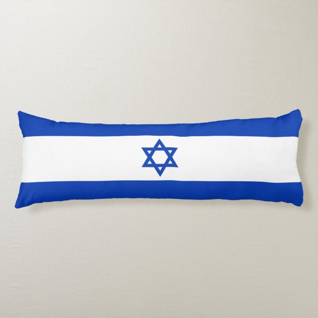 Israel flag body cushion (Front)