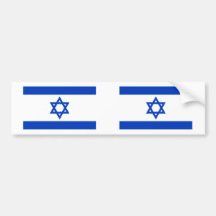Israel Flag Bumper Sticker