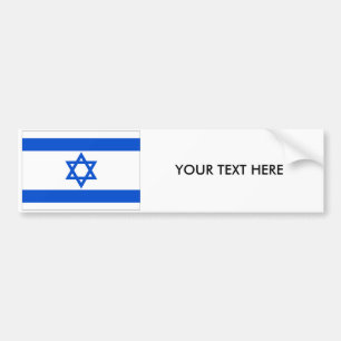 ISRAEL FLAG Bumper Sticker