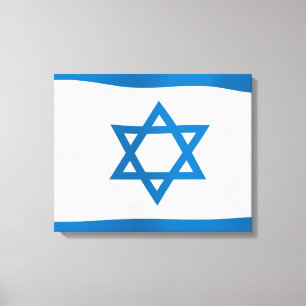 Israel Flag Canvas Print