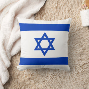 Israel flag cushion