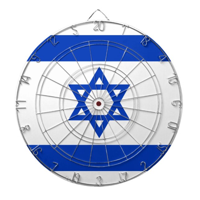 Israel flag  dartboard (Front)