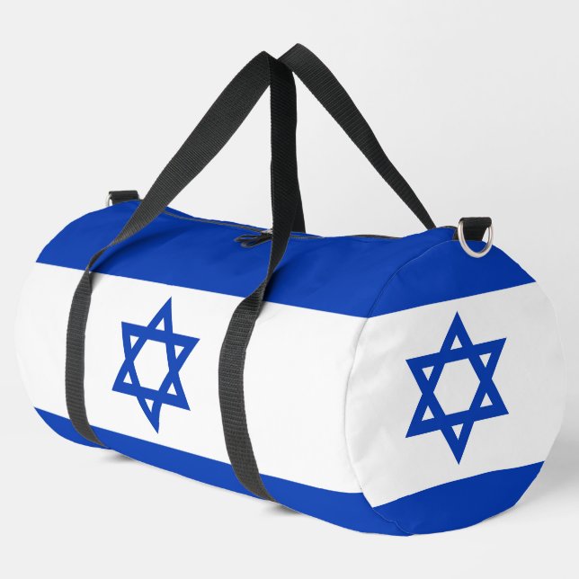 Israel flag duffle bag (Left Corner)