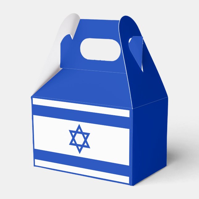 Israel flag  favour box (Front Side)