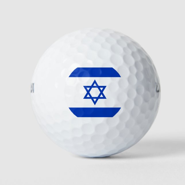Israel Flag Golf Balls (Front)